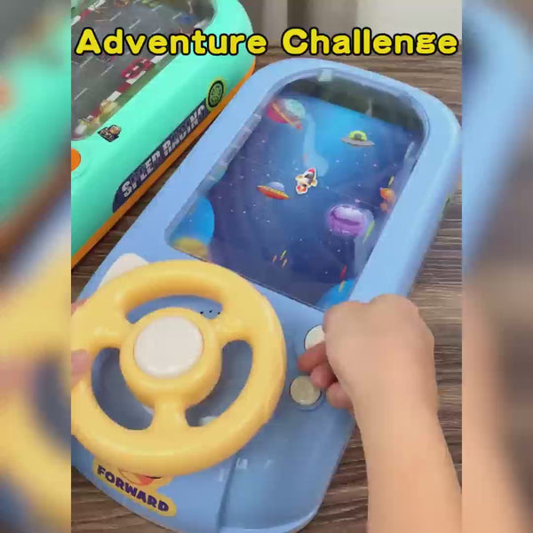 Driving Steering Wheel Toy - Racing Adventure Desktop Game for Kids