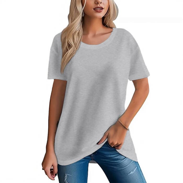 Women's Cotton Short-Sleeved T-Shirt 16 Colors - AIGC-DTG